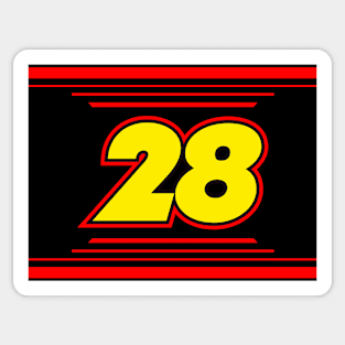 Kyle Sieg #28 2024 NASCAR Design Sticker